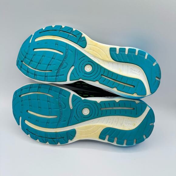 Brooks Glycerin GTS 20 Black Hawaiian Ocean Green Road-Running Sneakers Men’s 10 - Picture 8 of 8